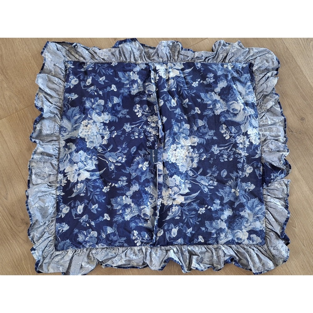 Vintage Ralph Lauren Isadora Bedding Set Queen Duvet King Bed Skirt 3 Euro Shams - Picture 9 of 11